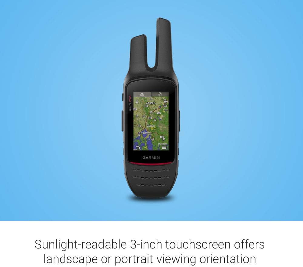 Garmin Rino 750 Rugged Handheld GPS/GLONASS Navigator and 2-Way Radio with Signature Series Cloth : Electronics