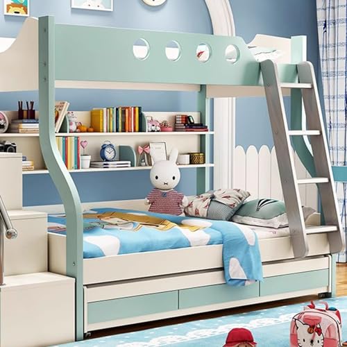 Escalera de madera ajustable para litera de 4 o 5 escalones con ganchos 7