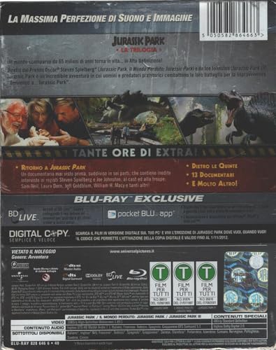 Jurassic Park - La Trilogia (UE) (3 Blu-Ray+3 Digital Copy) image 4