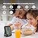 Digital Hygrometer Indoor Thermometer - Humidity Meter for Home, Bedroom, Baby Room, Office, Greenhouse - AAA Battery-Powered Humidity Gauge (Black)