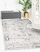 Unique Loom Sofia Collection Area Rug - Casino (9' x 12' Rectangle, Gray)