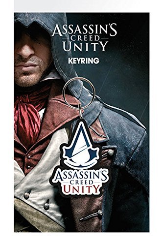 GB eye Photo avec Cadre Motif Assassin's Creed'unité Logo Porte-clés Multicolore