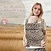 Baby Carrier for Newborns to Toddlers | Cozy Wrap with Lumbar Support | Soft Fabric, 7-35lbs Adjustable Fit | Brown Zebra Pattern