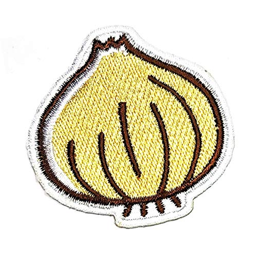 ONCEX Cute Onion Patches Fashion Onion Vegetable Kids Cartoon Patch Embroidered Applique Badge Iron on Sew on Emblem DIY Accessories for Kids and Adults
