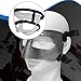 Lljsszr Basketball Face Girls Softball Facial Cover, Nose Guard for Football, Athletes, Soccer, Workout, Exercise, Teens 14x11cm