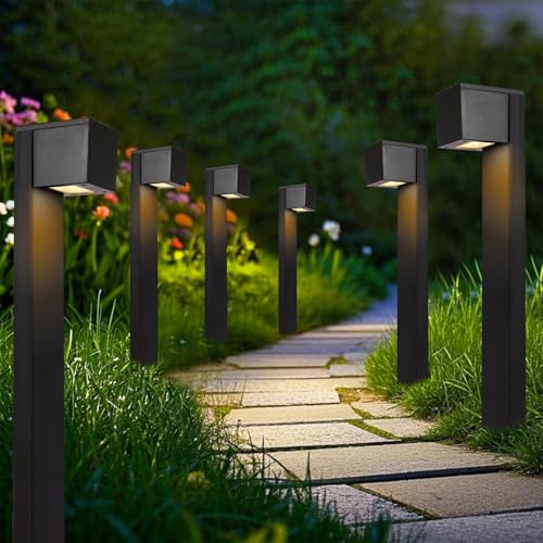 Dynaming Solar Pathway Lights Outdoor, 6 Pack Solar Garden Lights, Landscape Path Lighting...