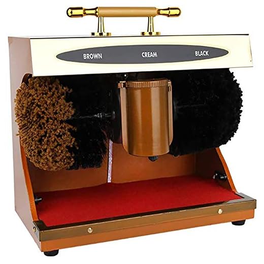 JYLT Boot Scraper The Original Boot Scrapers Shoe Polisher Electric Shoe Shine Machine Automatic Brush Shoe Sensor Vertical Suitable for Hotel Entrance Hall,B