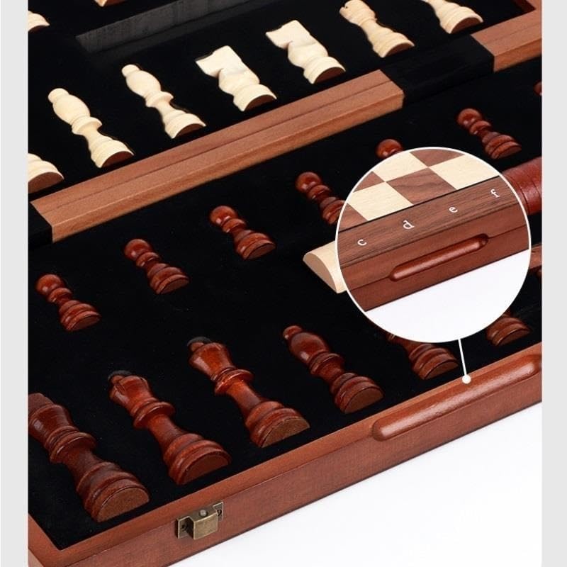 Jeu d'échecs magnétique Jeux de société Bois Pliant échecs