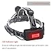 GaiGaiMall Multicolor Headlamp Flashlight 1000 Lumen Waterproof Zoomable Led Headlight with White Red Green Blue Light