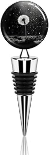 Dandelion Black And White Wine Saver Vacuum Pump Champagne Bottle Stopper Multicolor Leak-Proof And Reusable Wine Saver, P...