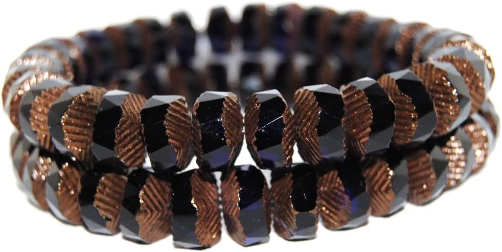 60 pcs Faceted Cathedral Fire Polished Glass Beads, 27101 (27101), Glass, Czech Republic, Size 14 x 9 mm (0.55 x 0.35 in)