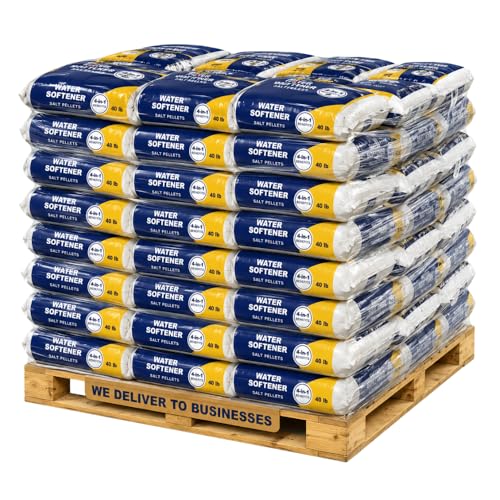 Waterpallet Morton Water Softener Salt Pellets &ndash; 40 lb (1 Pallet)