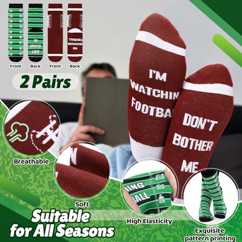 VioraWhite 6 Pcs Football Fan Gift Set: Insulated Stainless Steel Tumbler, Socks, Cap, Keychain & Box - Multi Colors, 20 Oz Capacity - Thumbnail 4