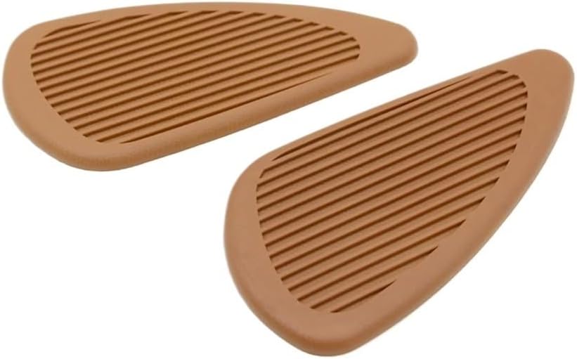 Tank Traction Pad 2Pcs Motorbike Tank Knee Pad Gas Fuel Tank Motorcycle Stickers Pad Label Decals Protector Sheath Decoration Part