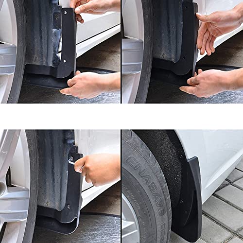 Guardabarros para Model Y 2021 2022 con protector de placa de desgaste integrado 6