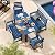 GREENVINES Outdoor Bench | 51.5’’ | HDPE | Garden Benches | Weatherproof | for Outdoors Patio Park Porch Outside Backyard | 2-Person | Blue