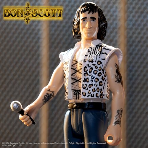 Super7 Bon Scott (Leopard Print) - 3.75