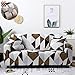 Mateju Elastischer Sofabezug Ecksofa, 1/2/3/4 Sitzer Elastische Sofaüberwurf Stretch Weich Elastisch Farbecht Sofa Couch Sessel Bezug Decke Sofabezüge (4 Sitzer 230-300cm,Blech)