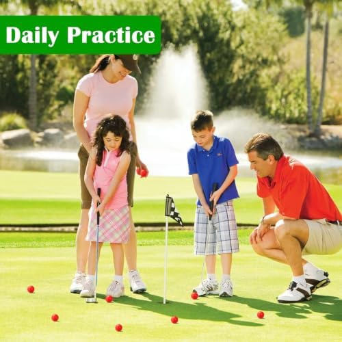 DLFTUOFULIUDA 60 Pcs Red Foam Practice Golf Balls Bulk for Backyard — view 6