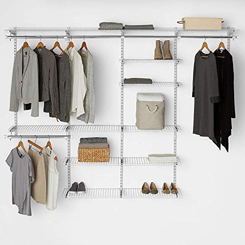 Rubbermaid Configurations 26" Shelving Kit, Set of 2 Shelves (Uprights not included), White, Expandable, Organization for Home/Laundry/Bathroom/Mudroom/Pantry/Linen Closet/Garage by Rubbermaid - Image 7