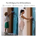 Lockin Veno Plus Palm Vein Video Smart Lock with 2K 180° Camera, Fingerprint Recognition, Keyless Entry, Built-in Wi-Fi, 8GB Storage, Suitable for Front Door, No Monthly Fee (Plus) - Image 3