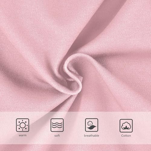 Joisal Cotton Girls Underwear Toddler Rose Light Pink Panties for Girl Print Briefs Girls Undies 2t3