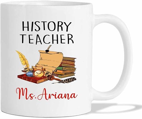 Miniatura 8 de Taza de café de cerámica personalizada para profesor de biología, taza de café para profesores de biología, regalos para graduación, taza de té