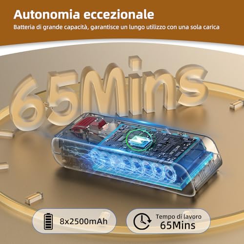 Infaebo Kabelloser Akku Staubsauger Gold