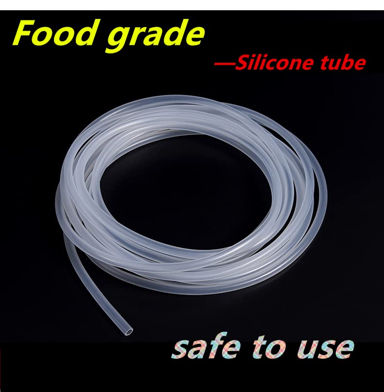 GatherTOOL 1/3/ 5/ 10M Transparent Silicone Tube Dia 2/3/ 4/5 /6/7/ 8/ 10Mm Outer Diameter Food Grade Flexible Silicone Tube (Color : Multi)
