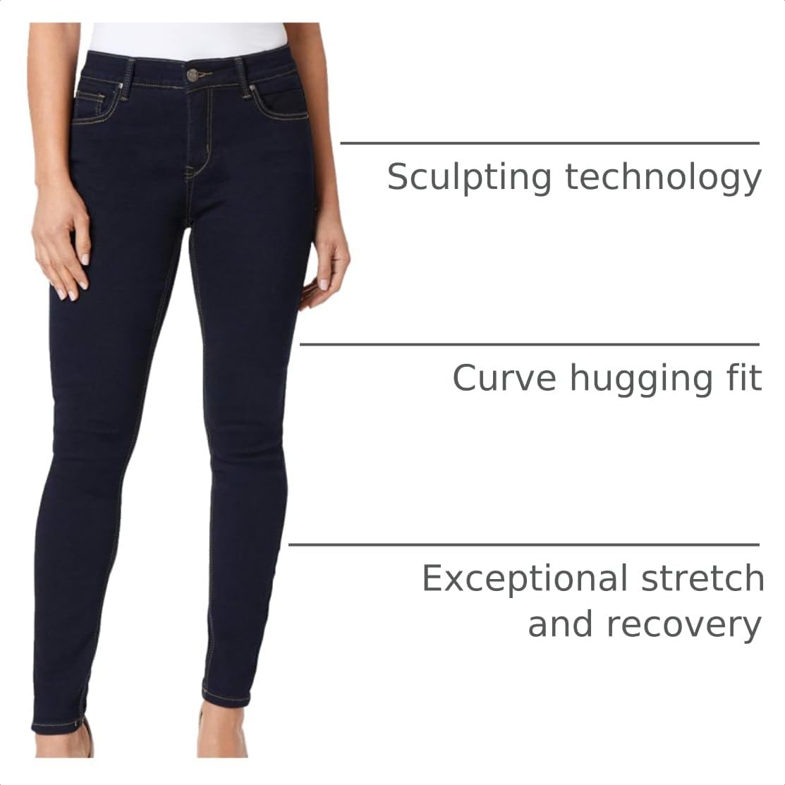 Angels Forever Young Women's 360 Sculpt Skinny Jeans image 4