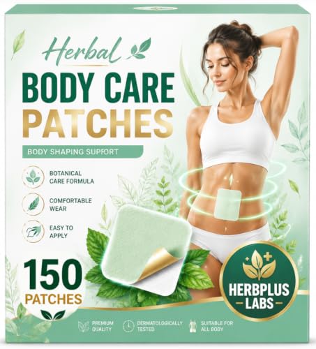 Image of Weight Loss Patches for Body Shaping Support, 150 Pcs Slimming Patches for Weight Loss and Metabolism Management, Comfortable Botanical Formula with Green Tea Extract for Daily Belly Wellness