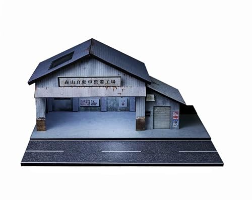 最安ショップ比較】 Raineed 1/64 ミニチュア 工場 建物モデル 模型