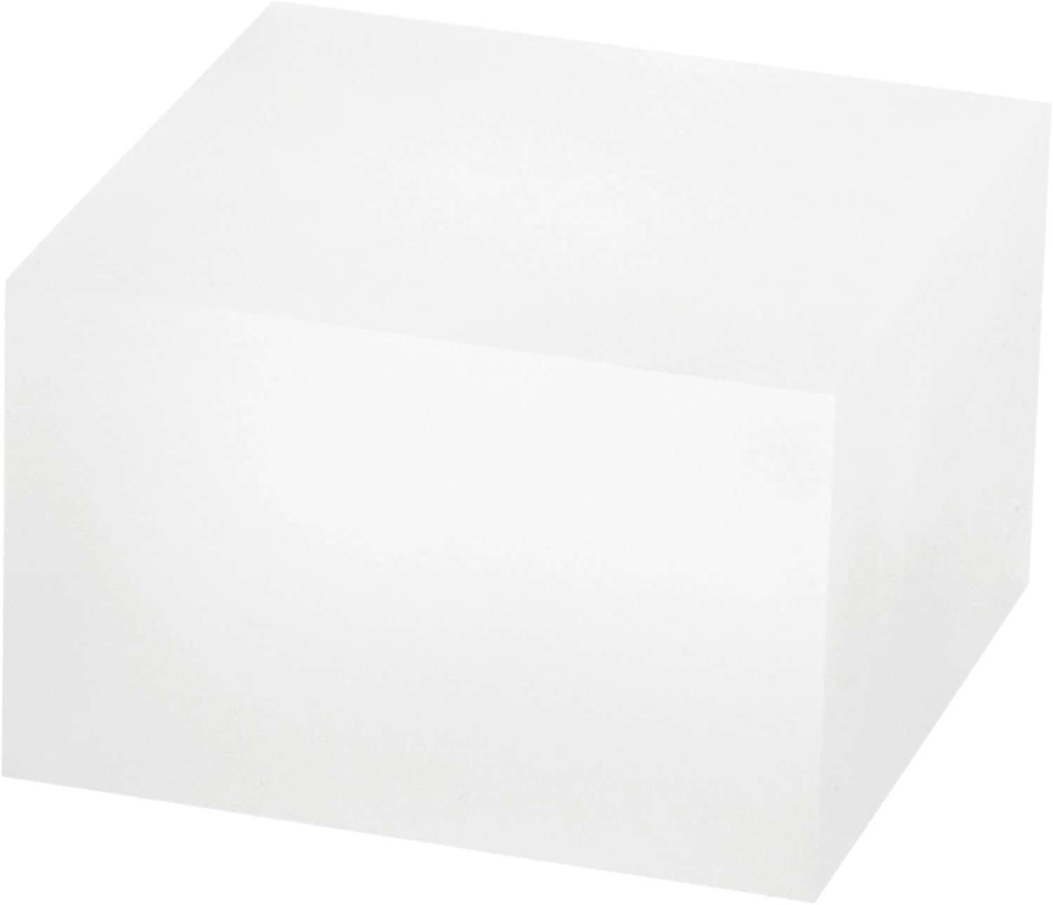 Plymor Frosted Acrylic Square Display Block, 2" H x 3" W x 3" D