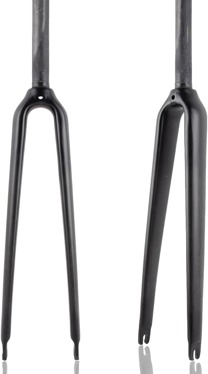 700C Road Bike Rigid Fork C Brake Quick Release 9x100mm Carbon Fiber Fork 25.4mm Straight Tube