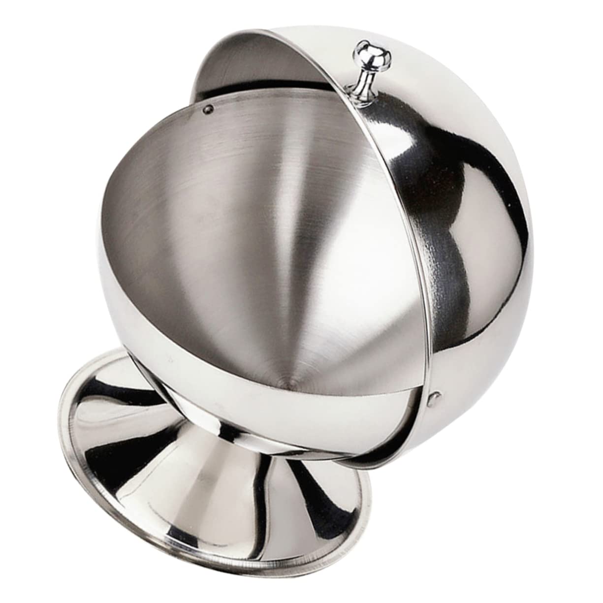 Garneck Stainless Steel Sugar Cup Reversible Seasoning Jar Spices Storage Pot Food Storage Canister for Kitchen