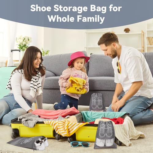 Housse chaussure voyage x20 | Sacs imperméables pour valise et dressing ordonné