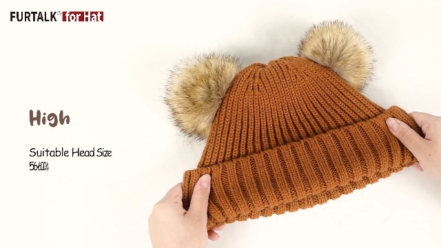 Never worn hat with Pom Pom. Rich brown and fur to keep your head warm. Accessories | Never Worn Hat With Pom Pom Rich Brown And Fur  main image 4