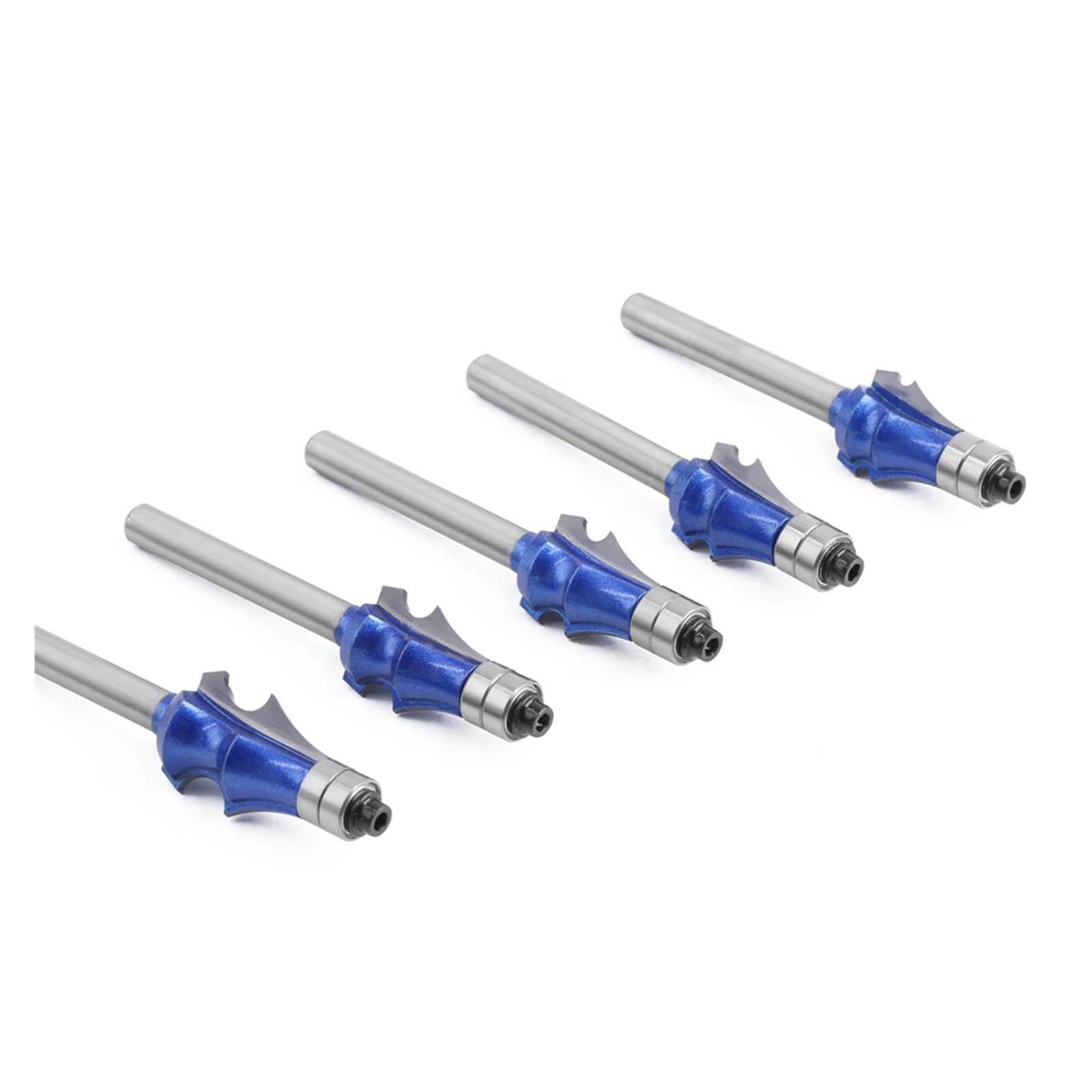 5 sztuk 6mm 1/4 trzpień węglika spiekanego rysunek linia routera wolframu zestaw bitów do obróbki drewna frez(6mm)