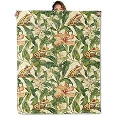 Tropical Frog and Flower Pattern