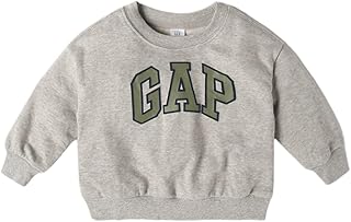 GAP Kids Baby Boys’ Relaxed Fit Logo Print Full Sleeves Round Neck Sweatshirt-picture-14