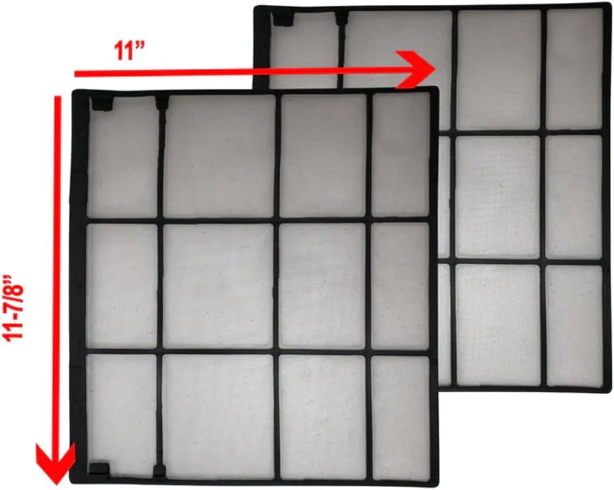 Replacement Filter Compatible with Friedrich 69700337 P69700337 Ductless Mini Split Filter 2-Pack