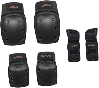 BESPORTBLE 6 Peças Joelheiras Para Adultos Joelheiras Para Crianças Equipamento De Proteção Para Patinação Adultos Joelheiras Para Crianças Suprimentos Para Patinação Para Adultos Protetores