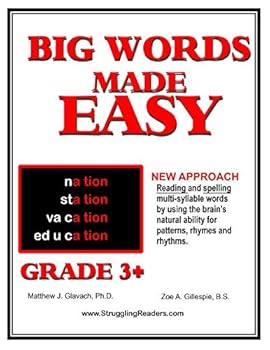 Paperback Big Words Made Easy, Grade 3+ (Big Words Made Easy, Grades 3+ through 5+) Book