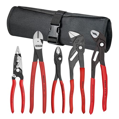 Juego de alicates KNIPEX 9K 00 80 150 US de 5 piezas en rollo 2