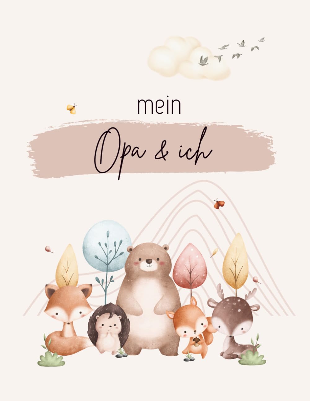 Mein Opa & ich - Erinnerungsbuch zum Ausfüllen | 72 Seiten | DinA4 | Softcover