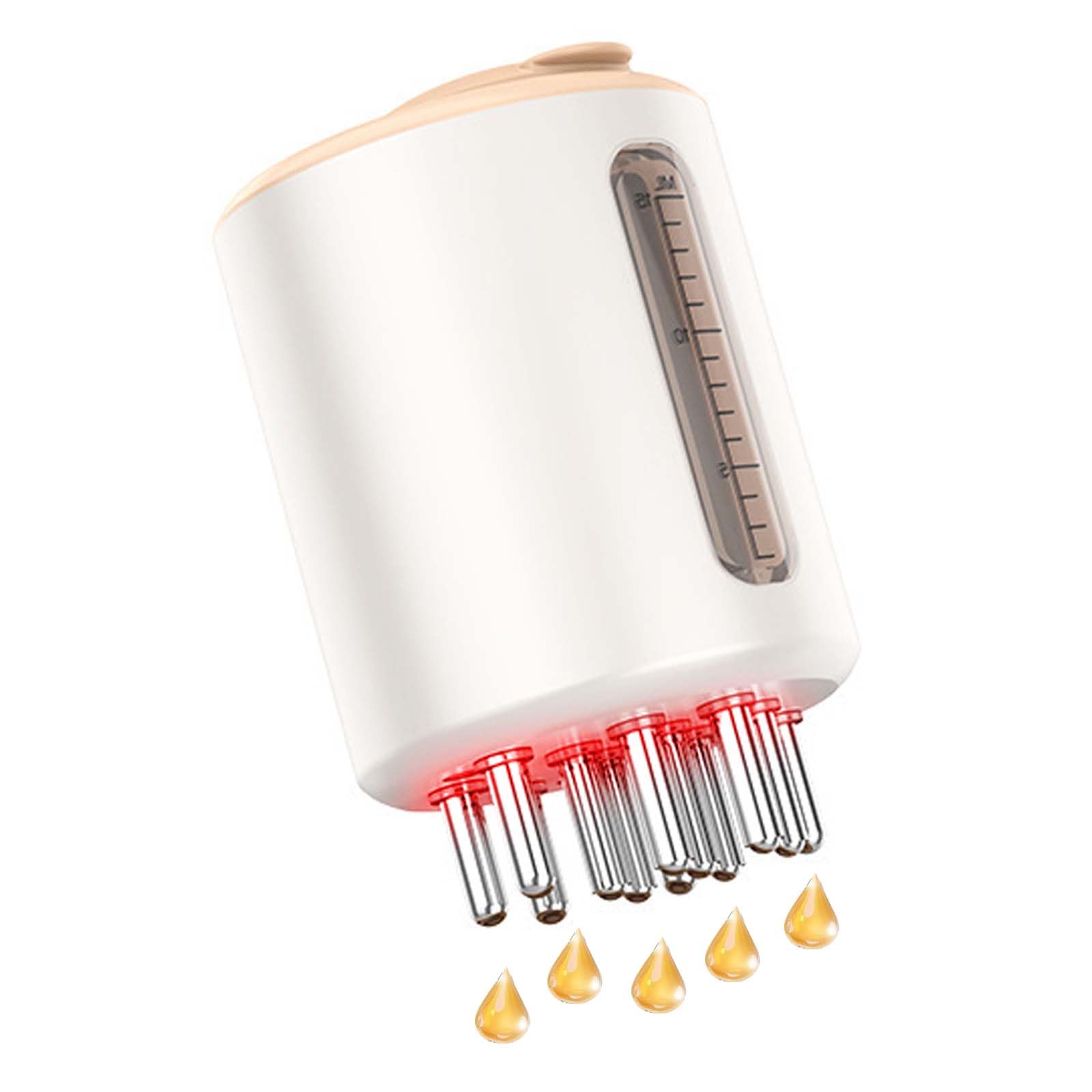 Colexy 2 en 1 Cepillo Masaje Eléctrico Cuero Cabelludo y Aplicador, Cepillo de Masaje para el Crecimiento del Cabello, Scalp Massager para Tratamiento Capilar, Medicina, Suero Aceite Esencial