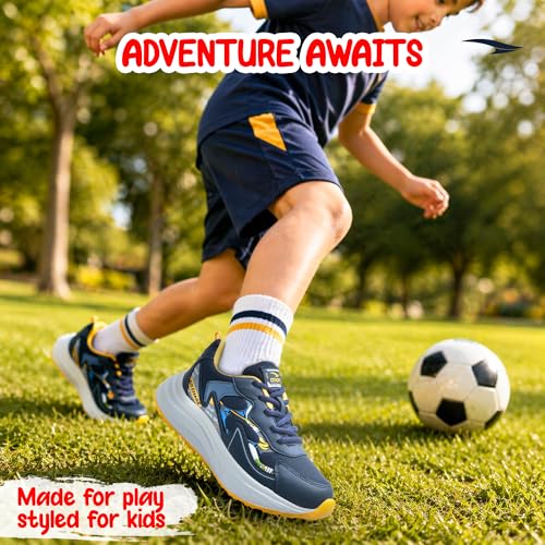 Image of ASIAN Adventure-52 Kids Shoes | Lightweight Sporty Kicks, Breathable Running Shoes, Secure Fit with Memory Foam Technology, Durable Grip Outsole | Stylish Sports Shoes for Boys & Girls