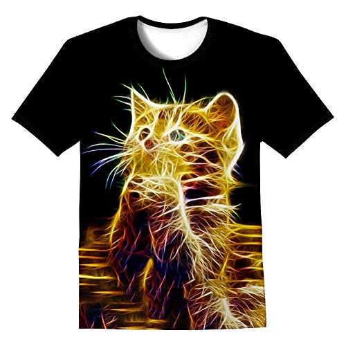 Image of LAIDIPAS Boys Girls 3D Graphic T-Shirt Short Sleeve Tops Tees 6-16 Years | Kids Crewneck Shirts, Vibrant Color, Lightweight and Quick Dry, Trendy Outfits for School, Parties, vacation and Daily Wear