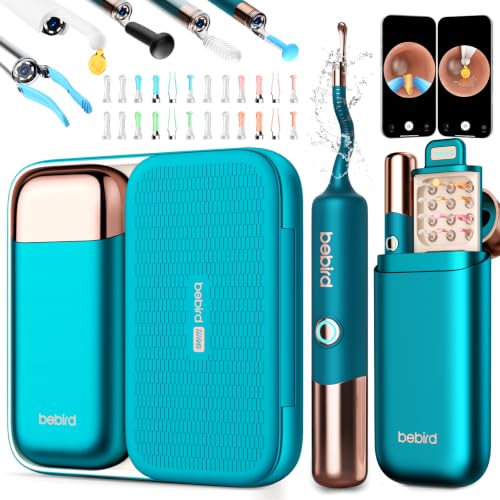 Bebird Earsight Ultra Ear Wax Removal Tool Camera FSA HSA Eligible Items 2K HD Ear Cleaner with Flexible Ear Camera Otoscope Painless Ear Pick Tweezers Visual Earwax Cleaning Dropper for Family