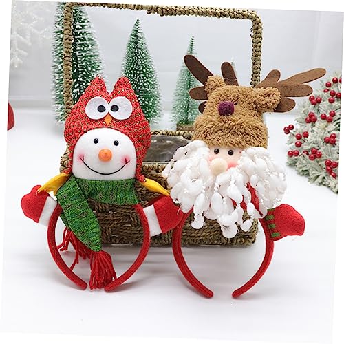 Amosfun 6 Pçs Acessórios De Cabelo Para Crianças Presentes Para Adultos Chifre De Rena Tiara Meia St